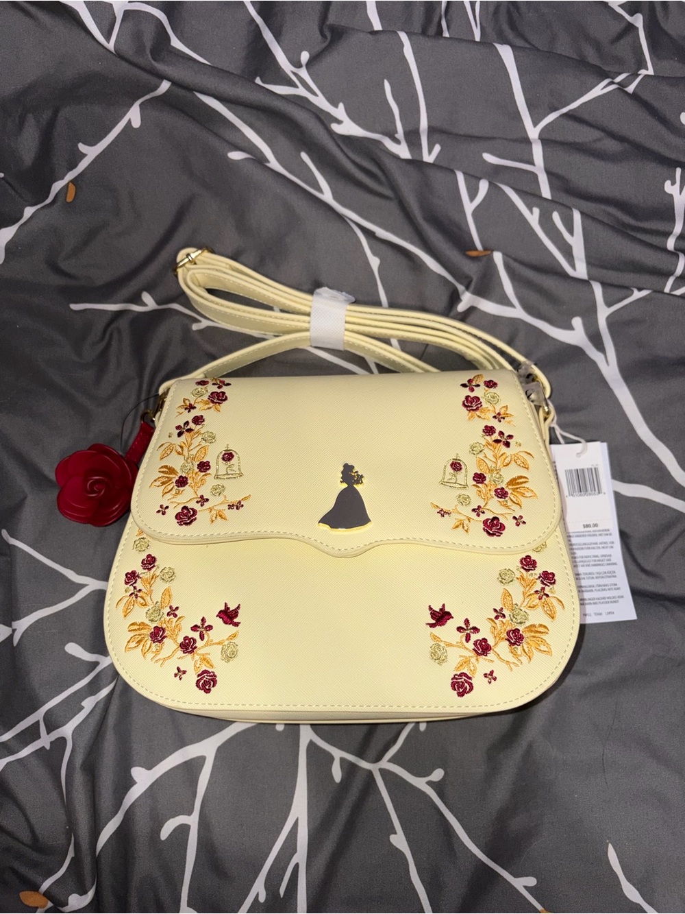 Belle Loungefly Fashion Bag Beauty and The Beast New with Tags Crossbody Purse